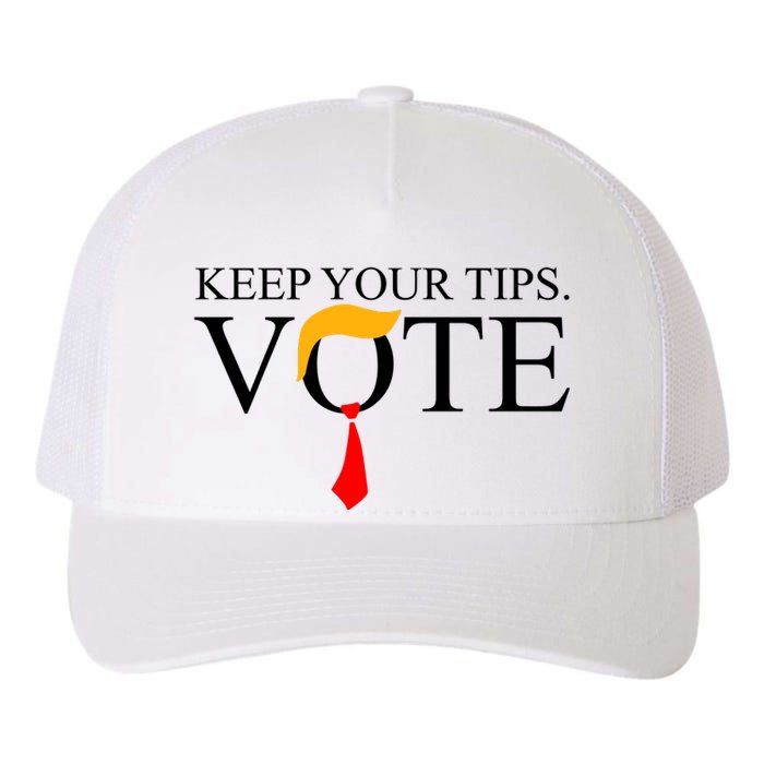 Keep Your Tips Vote Trump 2024 Im Voting Convicted Felon Yupoong Adult 5-Panel Trucker Hat