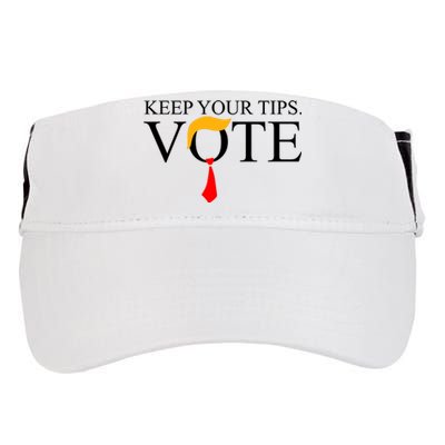 Keep Your Tips Vote Trump 2024 Im Voting Convicted Felon Adult Drive Performance Visor