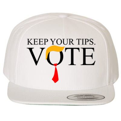 Keep Your Tips Vote Trump 2024 Im Voting Convicted Felon Wool Snapback Cap