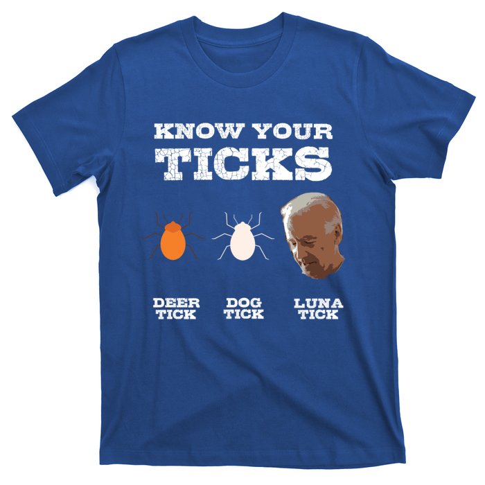 Know Your Ticks Joe Biden Gop Trump 2020 Funny Sleepy Creepy Gift T-Shirt