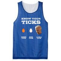 Know Your Ticks Joe Biden Gop Trump 2020 Funny Sleepy Creepy Gift Mesh Reversible Basketball Jersey Tank