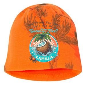 Kamala You Think You Just Fell Out Of A Coconut Tree Funny Kati - Camo Knit Beanie