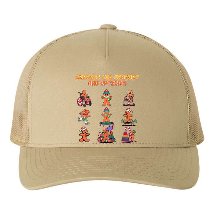 Keeping You Upright And Uptight Chiropractor Chiropractic Yupoong Adult 5-Panel Trucker Hat