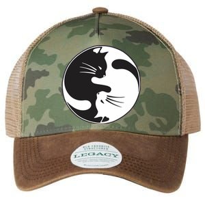 Kawaki Ying Yang Cat Legacy Tie Dye Trucker Hat