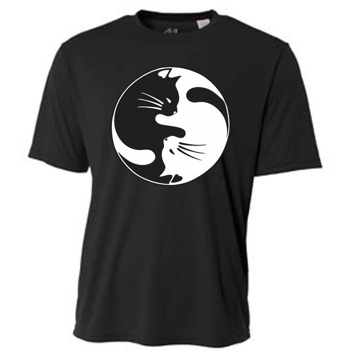 Kawaki Ying Yang Cat Cooling Performance Crew T-Shirt