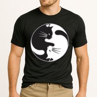 Kawaki Ying Yang Cat Cooling Performance Crew T-Shirt