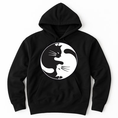 Kawaki Ying Yang Cat Hoodie