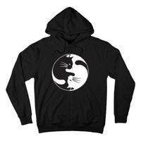 Kawaki Ying Yang Cat Hoodie