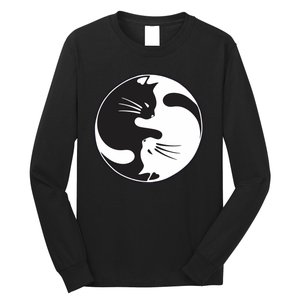 Kawaki Ying Yang Cat Long Sleeve Shirt