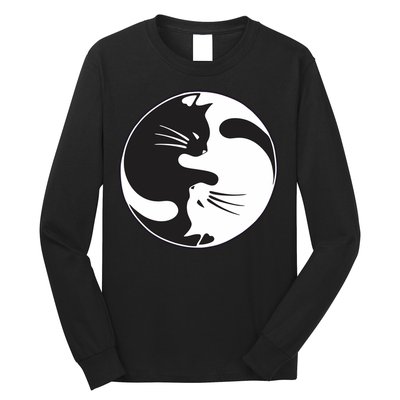 Kawaki Ying Yang Cat Long Sleeve Shirt