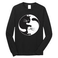 Kawaki Ying Yang Cat Long Sleeve Shirt