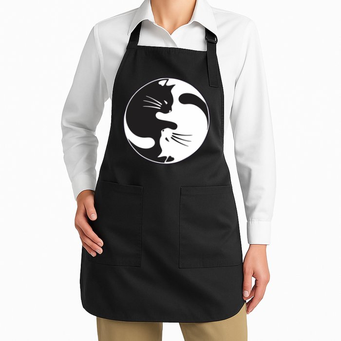 Kawaki Ying Yang Cat Apron