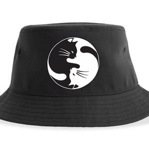 Kawaki Ying Yang Cat Sustainable Bucket Hat