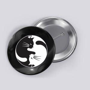 Kawaki Ying Yang Cat Button