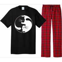 Kawaki Ying Yang Cat Pajama Set