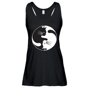 Kawaki Ying Yang Cat Ladies Essential Flowy Tank