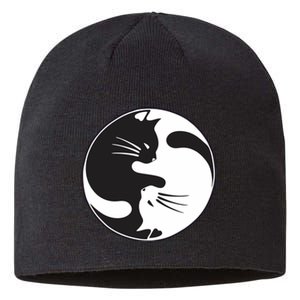 Kawaki Ying Yang Cat Sustainable Beanie