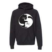 Kawaki Ying Yang Cat Premium Hoodie