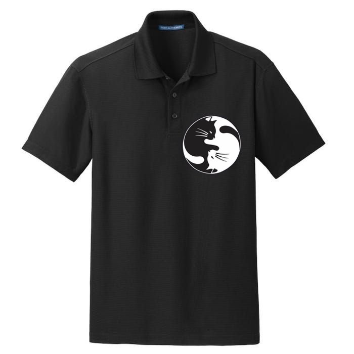 Kawaki Ying Yang Cat Dry Zone Grid Polo