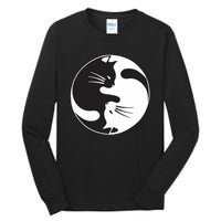 Kawaki Ying Yang Cat Tall Long Sleeve T-Shirt