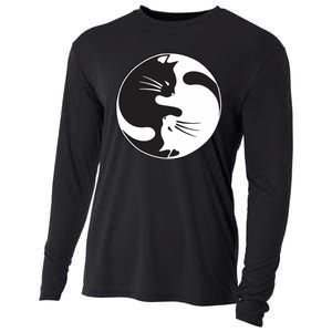 Kawaki Ying Yang Cat Cooling Performance Long Sleeve Crew