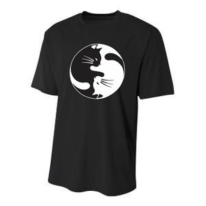 Kawaki Ying Yang Cat Youth Performance Sprint T-Shirt