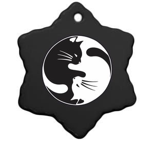 Kawaki Ying Yang Cat Ceramic Star Ornament