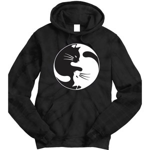 Kawaki Ying Yang Cat Tie Dye Hoodie