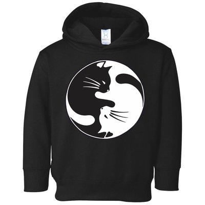 Kawaki Ying Yang Cat Toddler Hoodie