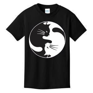 Kawaki Ying Yang Cat Kids T-Shirt