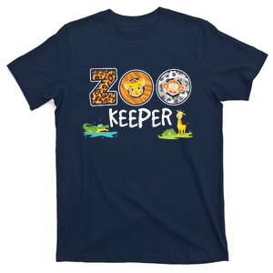 Kids Zookeeper Costume African Savanna Zoo Keeper Animals Lover T-Shirt