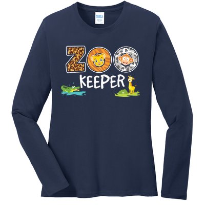 Kids Zookeeper Costume African Savanna Zoo Keeper Animals Lover Ladies Long Sleeve Shirt