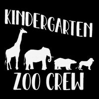 Kindergarten Zoo Crew Funny Circus Animal Lover Back School Flat Bill Trucker Hat