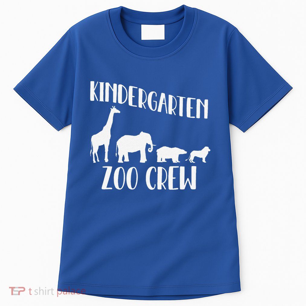 Kindergarten Zoo Crew Funny Circus Animal Lover Back School Tall T-Shirt