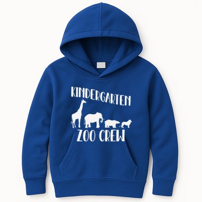 Kindergarten Zoo Crew Funny Circus Animal Lover Back School Kids Hoodie