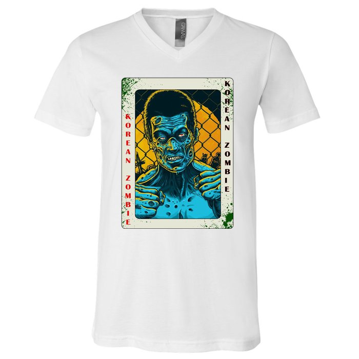 Korean Zombie Fan Art Lover Jung Chan Sung V-Neck T-Shirt