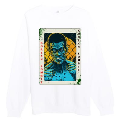 Korean Zombie Fan Art Lover Jung Chan Sung Premium Crewneck Sweatshirt