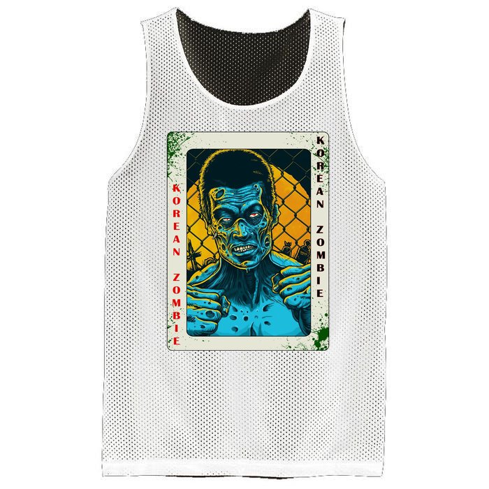 Korean Zombie Fan Art Lover Jung Chan Sung Mesh Reversible Basketball Jersey Tank