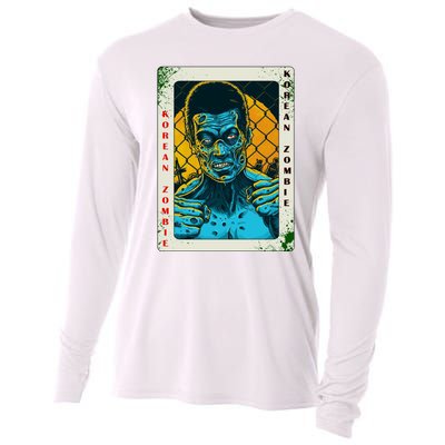 Korean Zombie Fan Art Lover Jung Chan Sung Cooling Performance Long Sleeve Crew