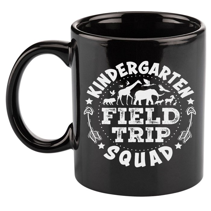 Kindergarten Zoo Field Trip Squad Teacher Student 11oz C Handle Ceramic Mug