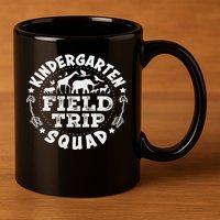 Kindergarten Zoo Field Trip Squad Teacher Student 11oz C Handle Ceramic Mug