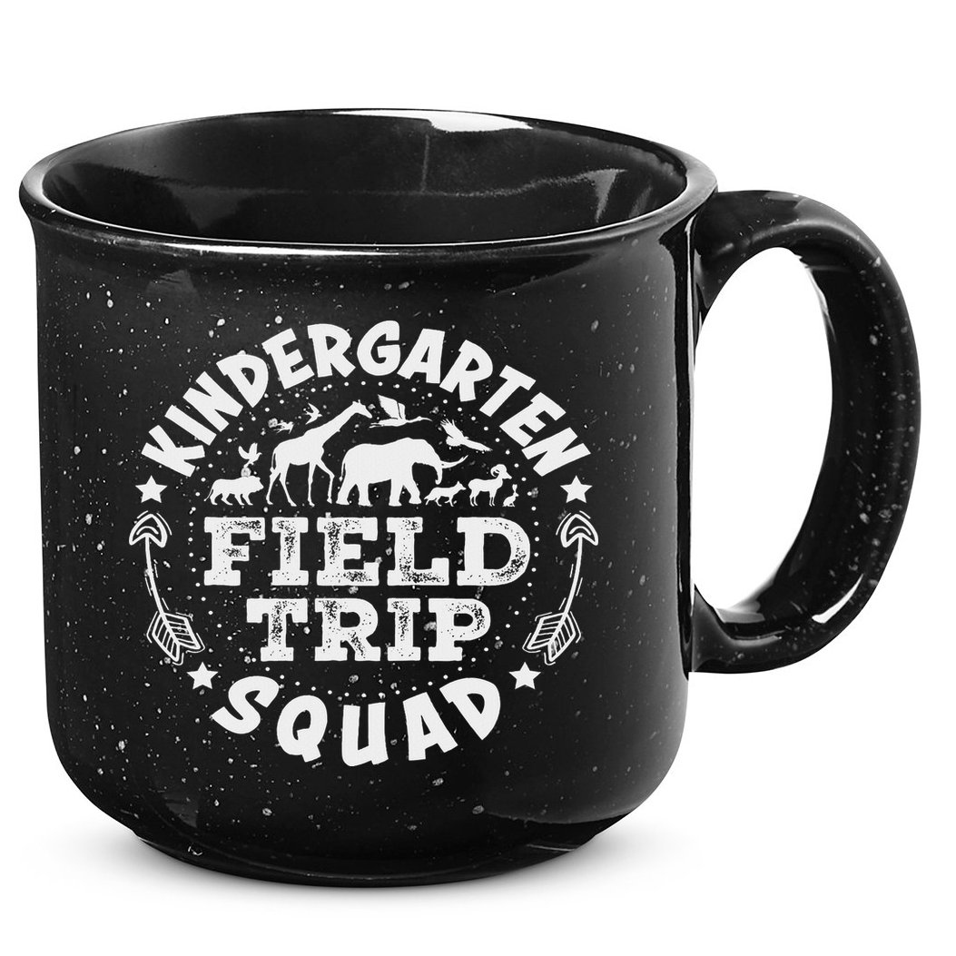 Kindergarten Zoo Field Trip Squad Teacher Student 15oz Campfire Ceramic Mug