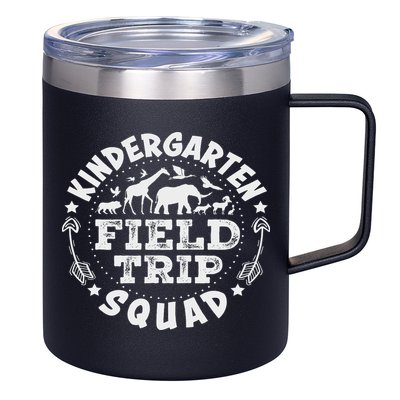 Kindergarten Zoo Field Trip Squad Teacher Student 12oz Stainless Steel Coffee Mug