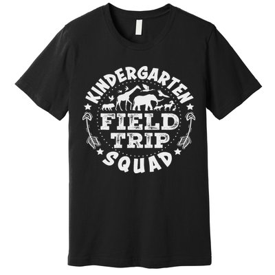 Kindergarten Zoo Field Trip Squad Teacher Student Premium T-Shirt