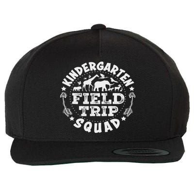 Kindergarten Zoo Field Trip Squad Teacher Student Wool Snapback Cap