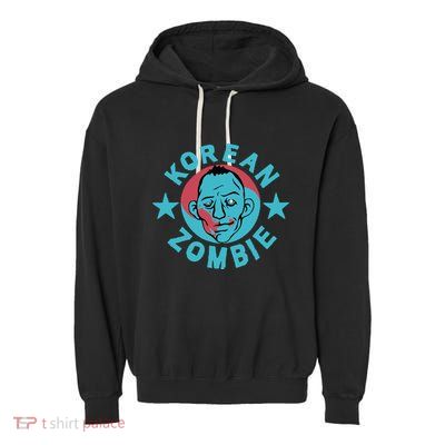 Korean Zombie Garment-Dyed Fleece Hoodie