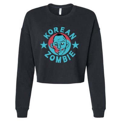 Korean Zombie Cropped Pullover Crew