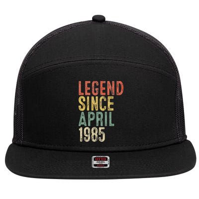 Legend 1985 40th Birthday Gifts For Women 40 Year Old 7 Panel Mesh Trucker Snapback Hat