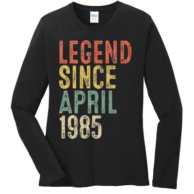 Legend 1985 40th Birthday Gifts For Women 40 Year Old Ladies Long Sleeve Shirt