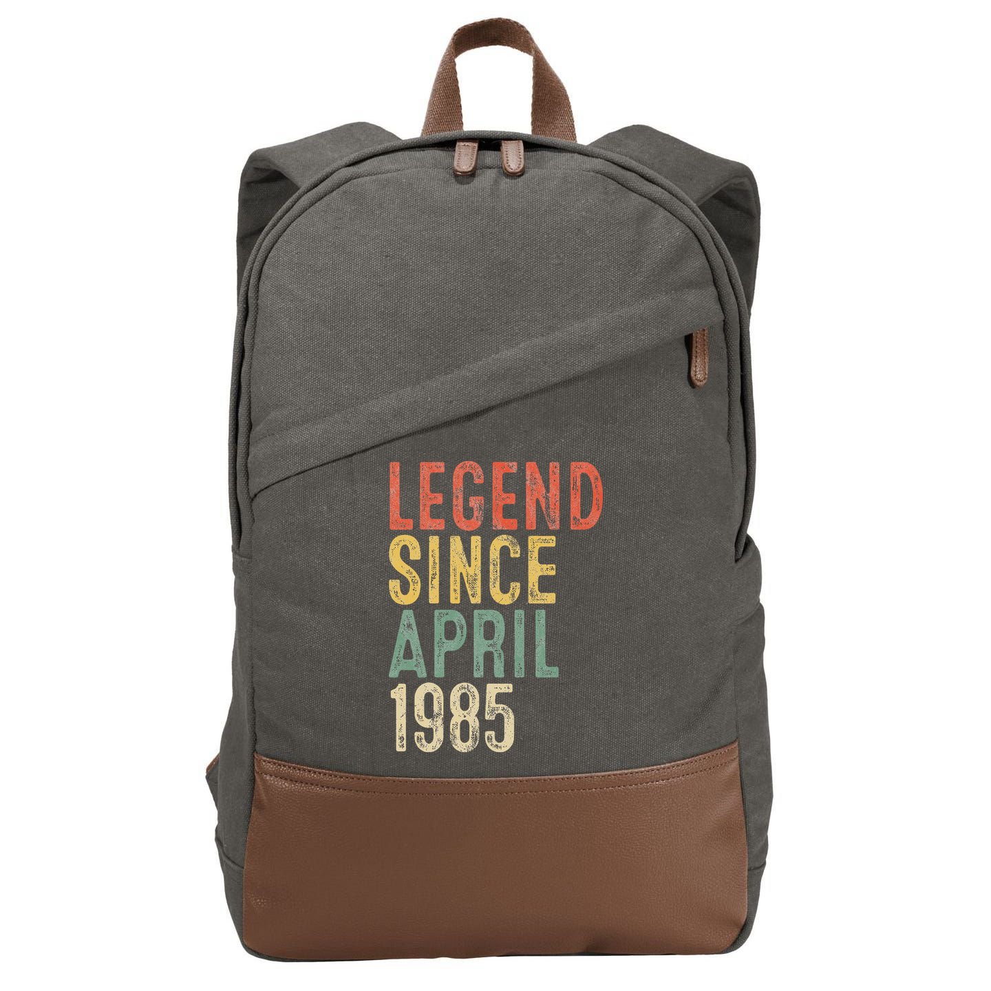 Legend 1985 40th Birthday Gifts For Women 40 Year Old Gift Cotton Canvas Backpack